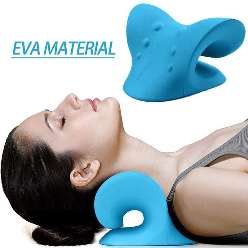Alat Terapi Leher Kaku Bantal Relaksasi Leher Punggung Cervical Neck
