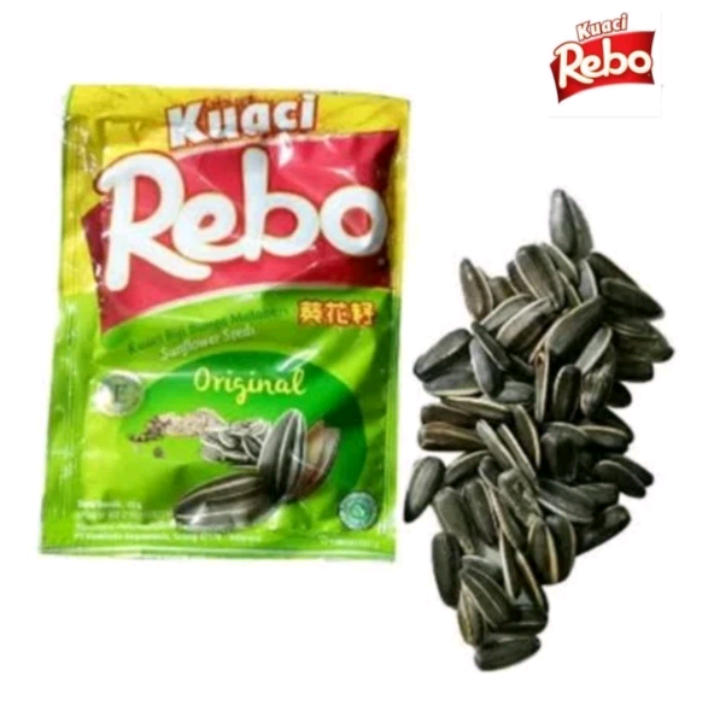 

1 pcs kuaci rebo biji matahari original 13gr satuan sn