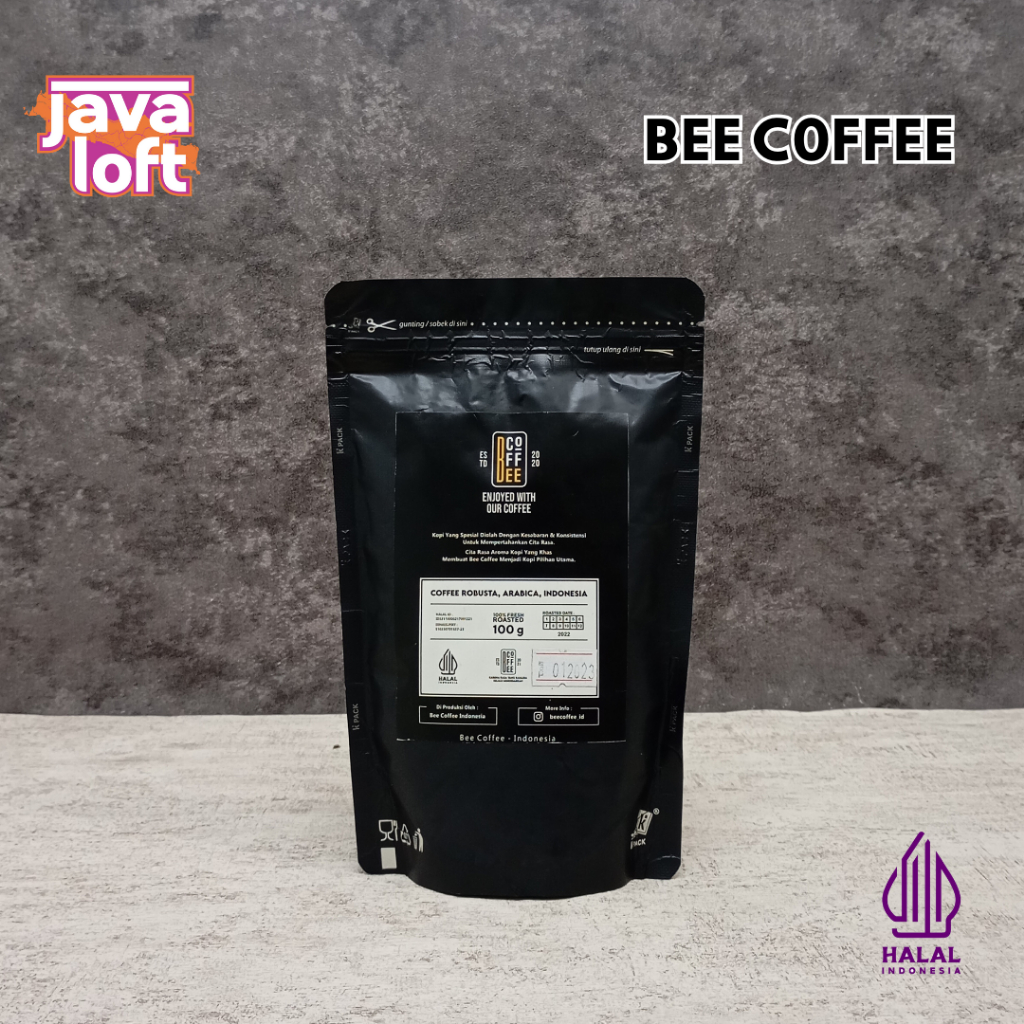 

Bee Coffe Minuman Kopi Robusta Arabica 100% Fresh Roasted Kopi Spesial