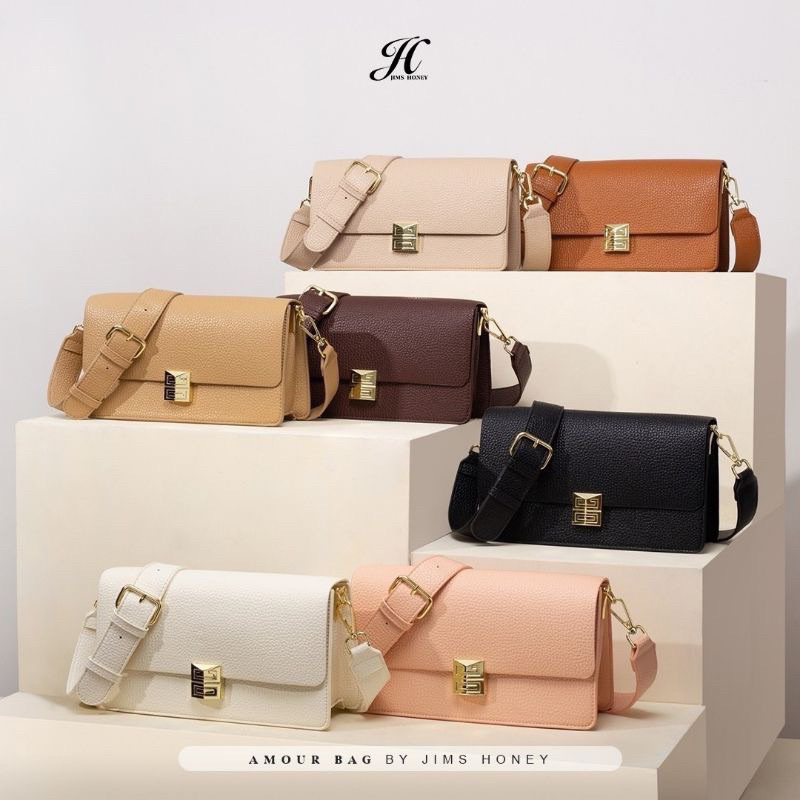 AMOUR BAG BY JIMS HONEY ORIGINAL STORE 100% BAG JIMS HONEY TERBARU TAS SELEMPANG JIMS HONEY TERBARU 