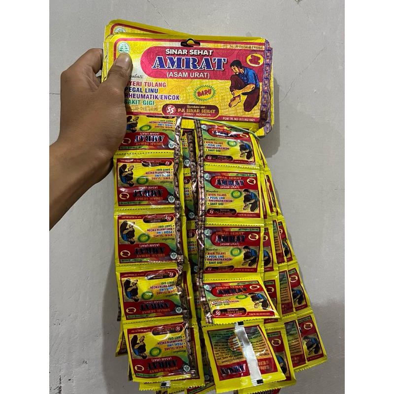 amrat kapsul renceng asli original