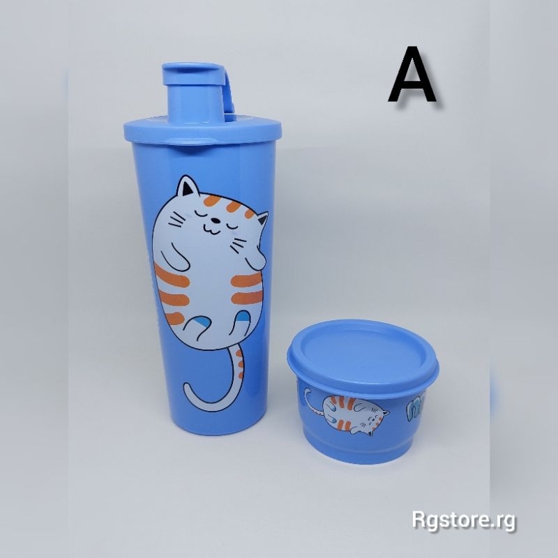 Tupperware Cat Cup 100ml & Cat Tumbler 470ml