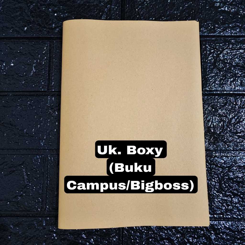 

Sampul Coklat Ukuran Boxy untuk Buku Campus/Bigboss
