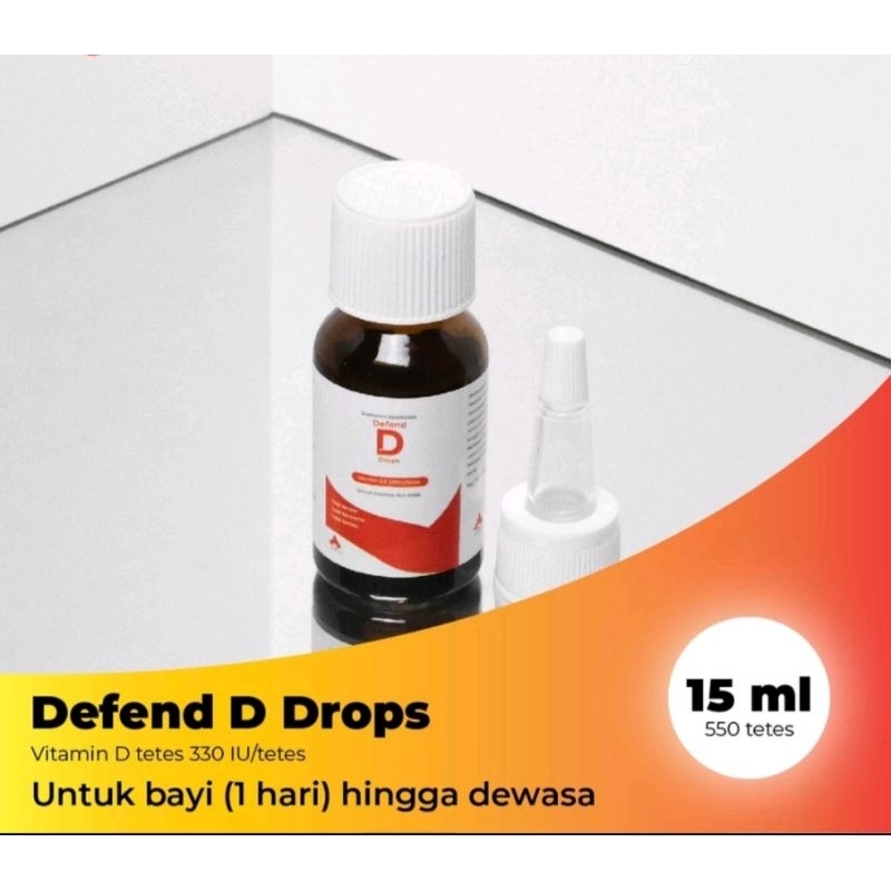 DEFEND D DROPS (Vitamin D Tetes Untuk Bayi Hingga Dewasa