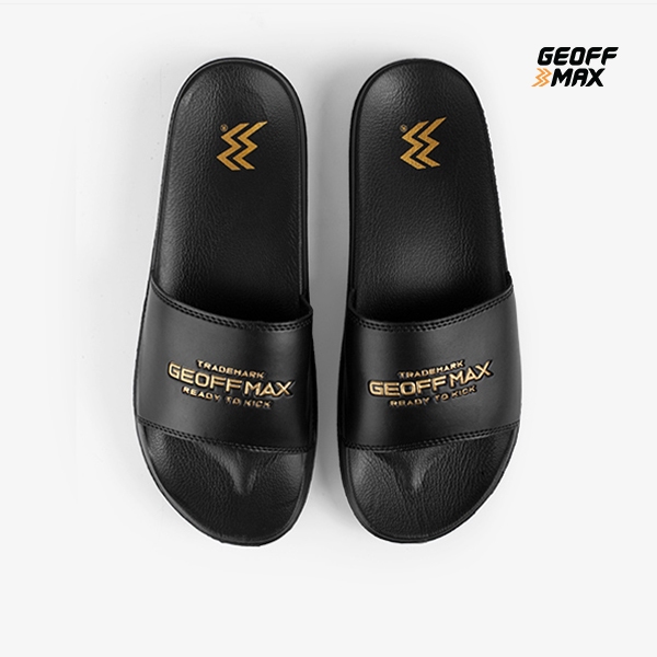Geoff Max - Trader Black | Sandal Pria Wanita Sendal Slop Slipper Anti Licin