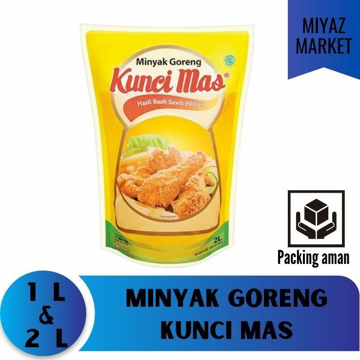 

❤MIYAZMARKET❤ Minyak Goreng Kunci Mas / Kunci Mas 1 Liter / Kunci Mas 2 Liter / Minyak Goreng Murah