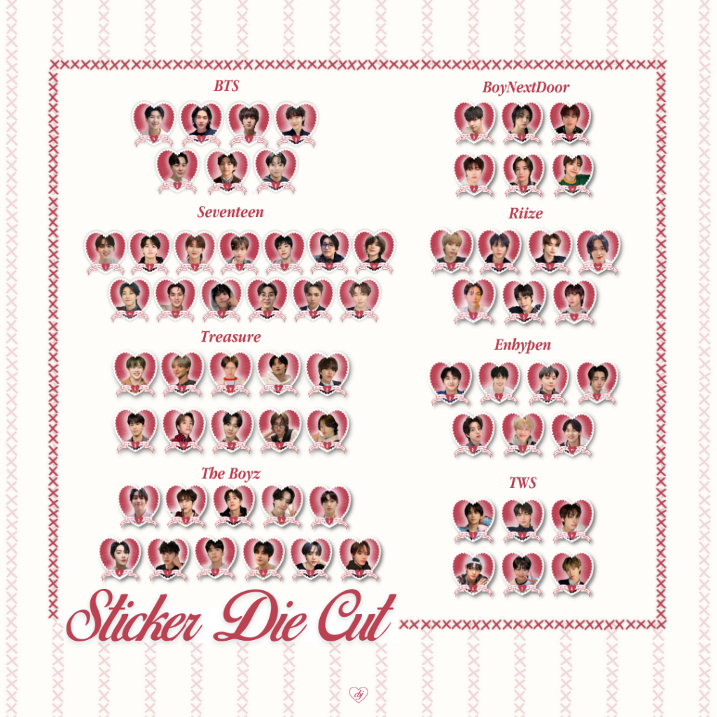

[BACA DESKRIPSI] RSOF - Sticker Die Cut - Part 2