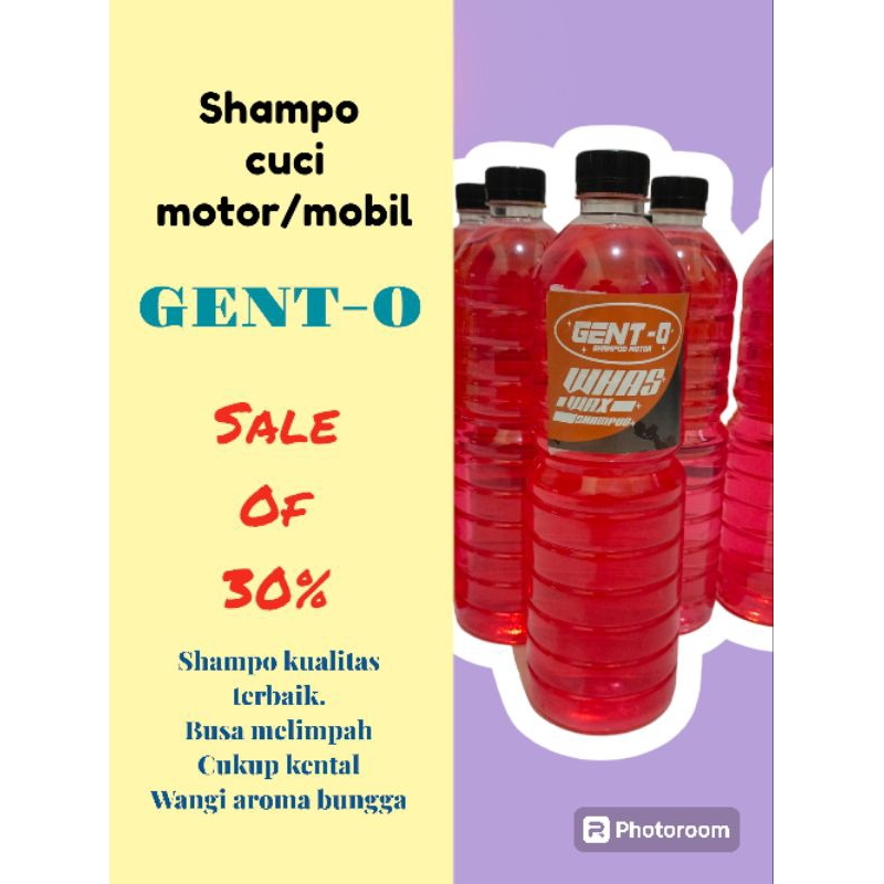 Shampo cuci motor/mobil/snow wash