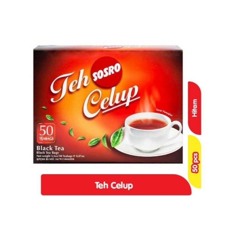 

teh celup sosro 50 pcs