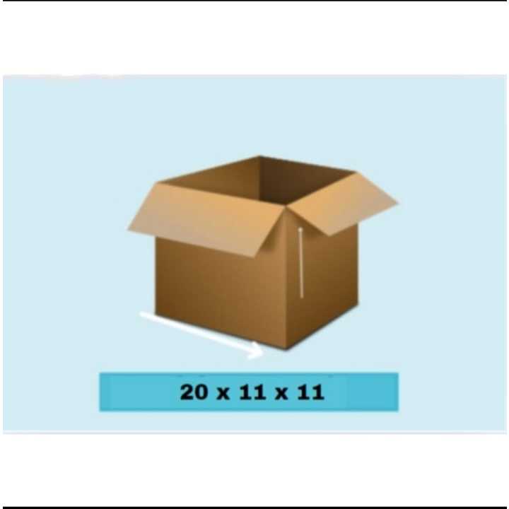 

Kardus Packing 20x11x11 - Karton Box Dus Kemasan Packaging Kecil Polos Murah Baru