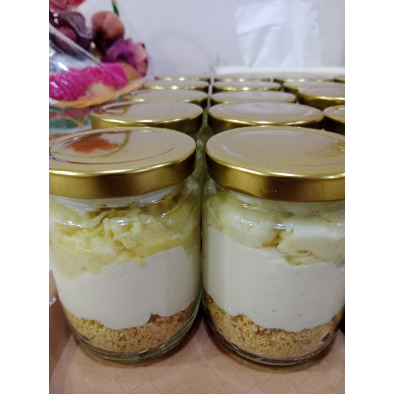 

DURIAN PIE IN JAR DESSERT IN JAR ELMASFOODLICIOUS