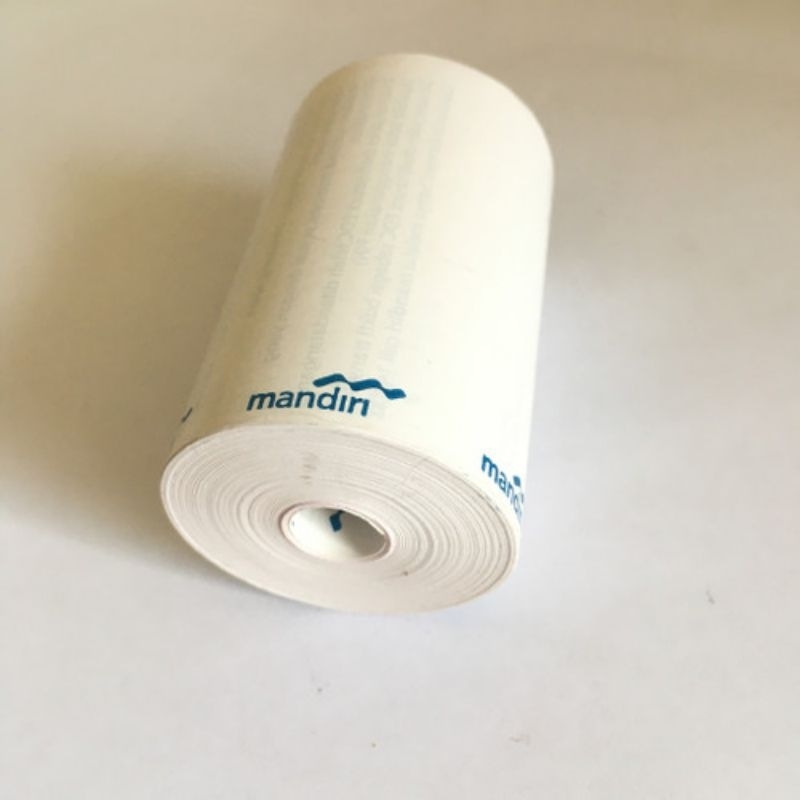 

KERTAS THERMAL lebel MANDIRI ukuran 57x40/58x40mm