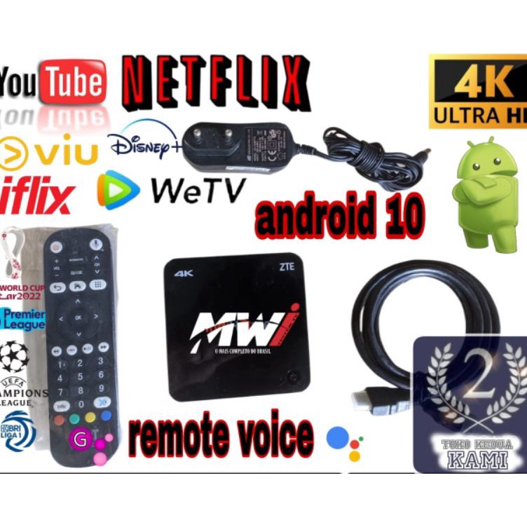 STB 4K V5 ANDROID 1 REMOTE VOICE n A5P8