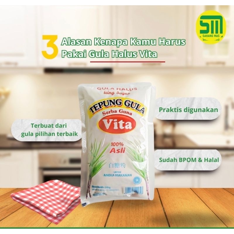 

Gula Halus Vita sachet 225 gr