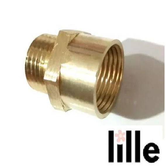 Sok Kran 1/2 X 1/2 inch Vlok sok Kuningan Drat Dalam 1/2 inch x 1/2 inch Drat Luar Sambungan Socket 