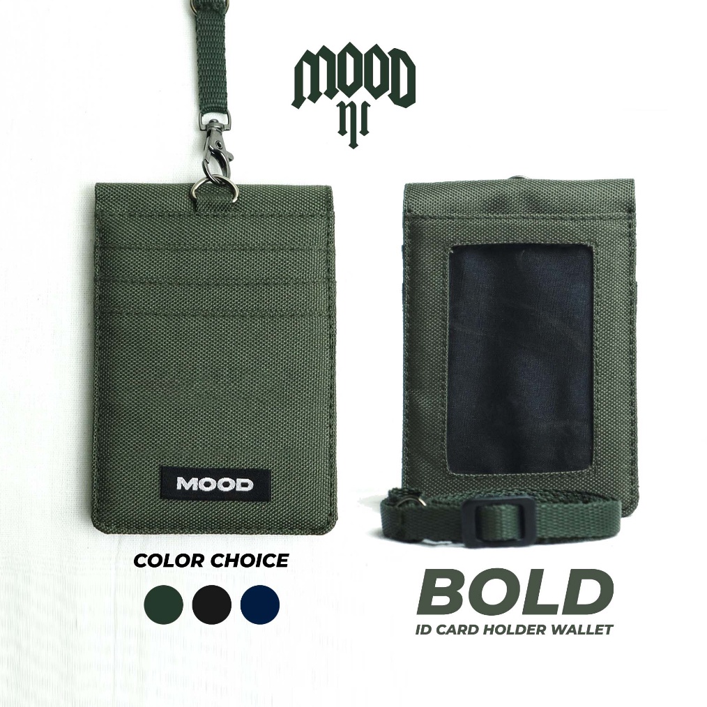 

Id Card Holder Name Tag Wallet Lanyard Bold by Mood Adventure f Y7G3