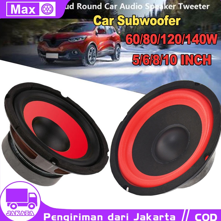 Bass Speaker Subwoofer Woofer Loudspeaker Klakson Mobil 9DB Kendaraan Mobil Midrange Speaker 5 Inch6