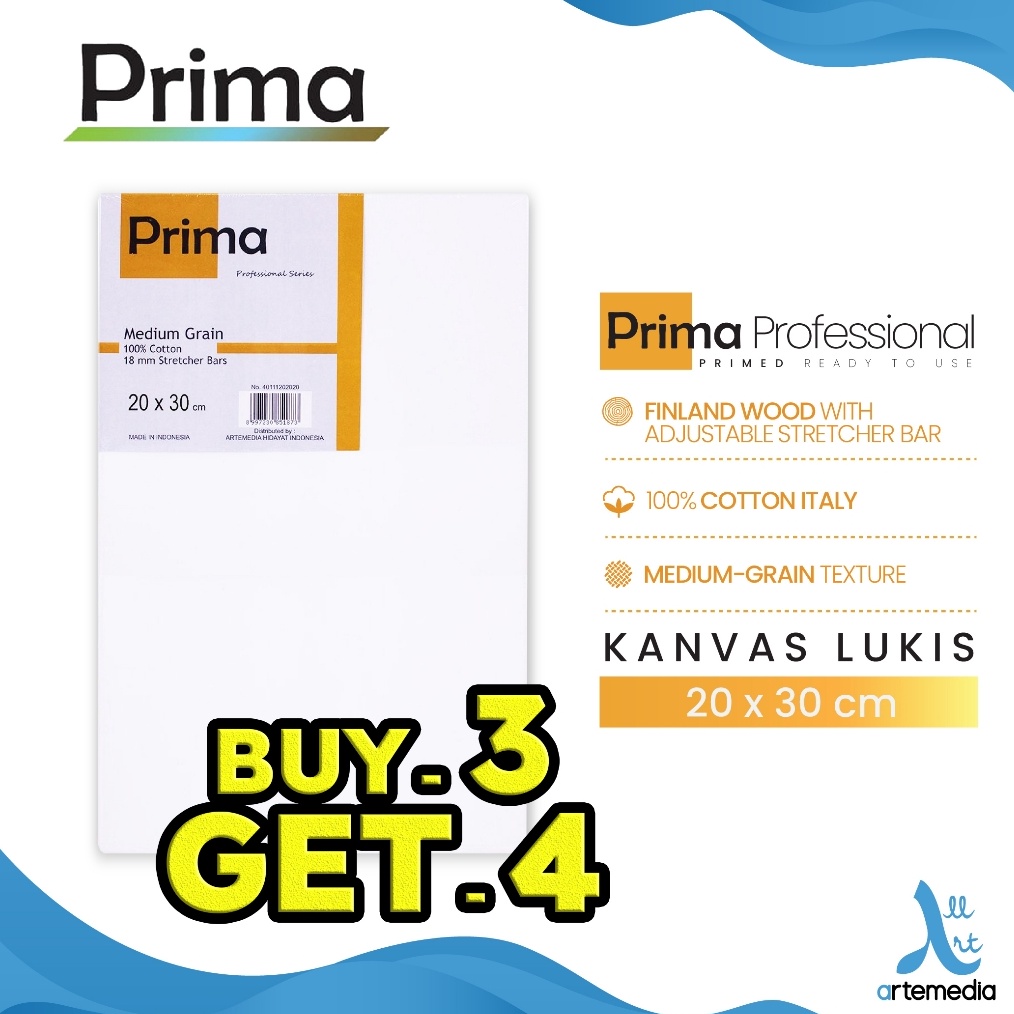 

Prima Professional 2x3cm Cotton Canvas m D6O4