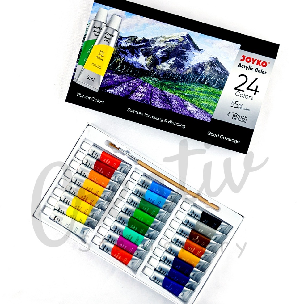 

Cat Akrilik Joyko 24 Warna 5 ML Acrylic Color ACC5ML24 12 Warna n S1U4