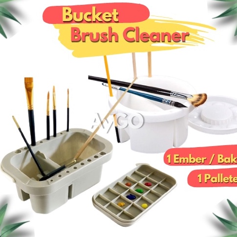 

BAK EMBER CUCI KUAS LUKIS BRUSH CLEANER BUCKET BAK PENCUCI KUAS MULTIFUNGSI o HH3