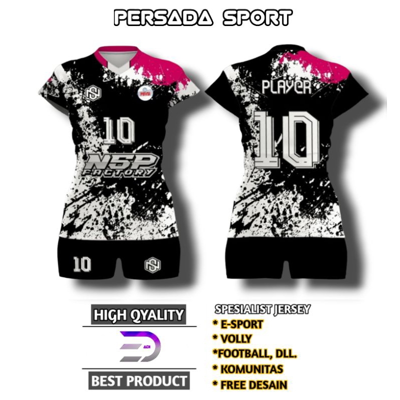 jersey volley cewek / jersey voli wanita stelan/ jersey voli printing/ jersey custom/ jersey voli