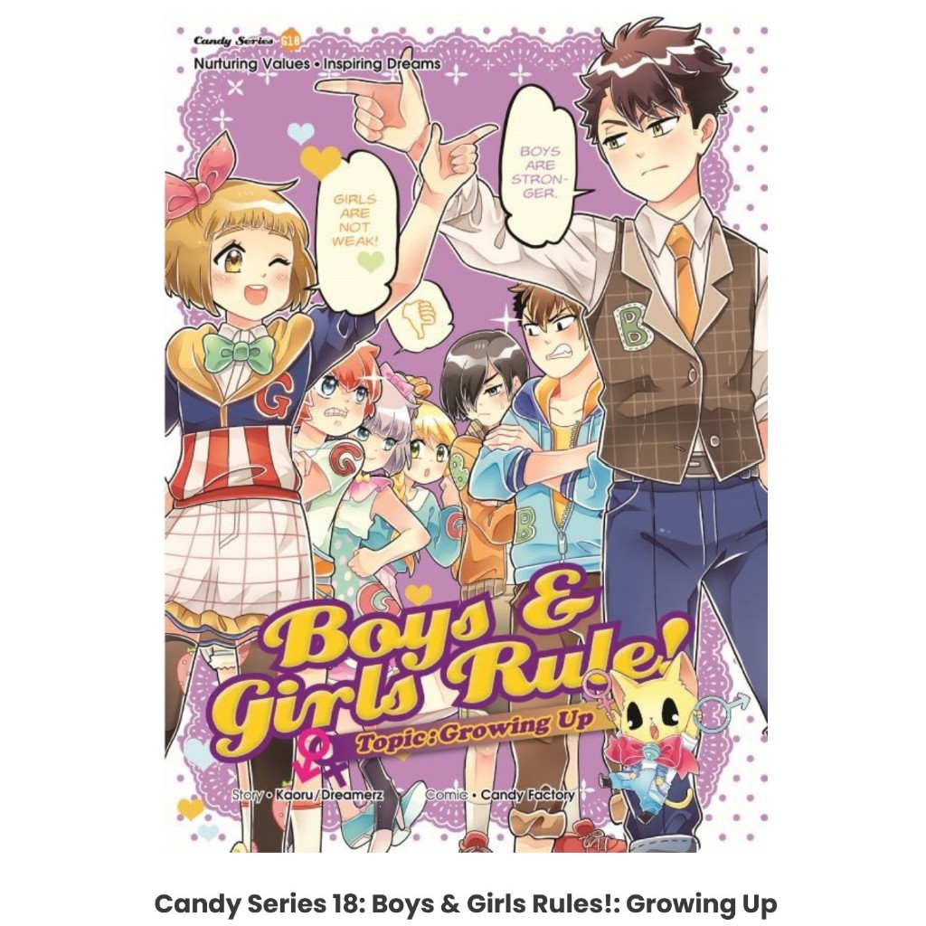 [Gempak Starz] Komik Edukasi English Candy Series 18: Boys & Girls Rules: Growing Up