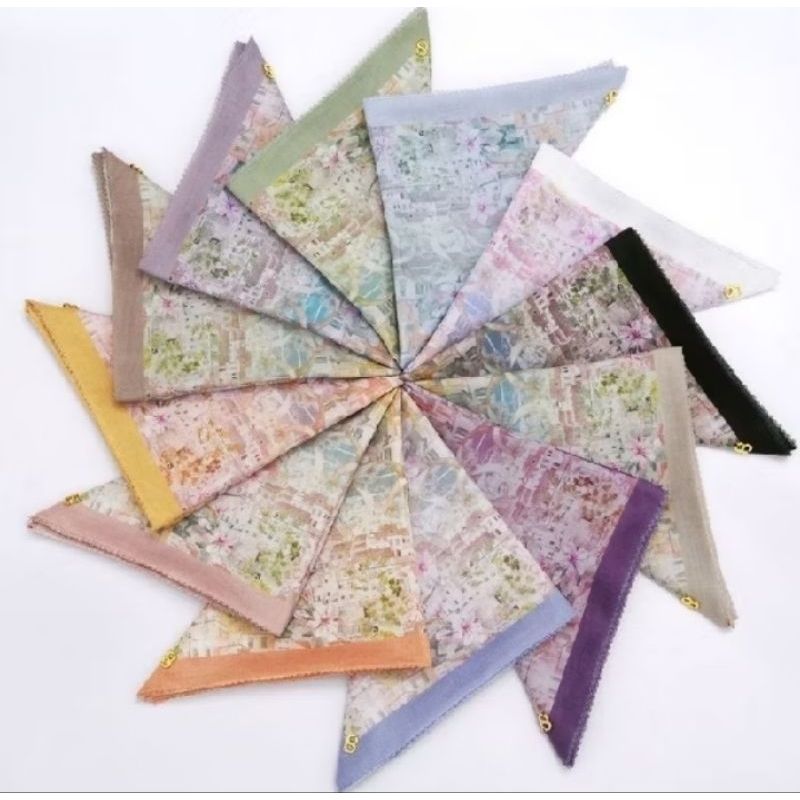 Jilbab buttonscarves/Segiempat buttonscarves/buttonscarves como series