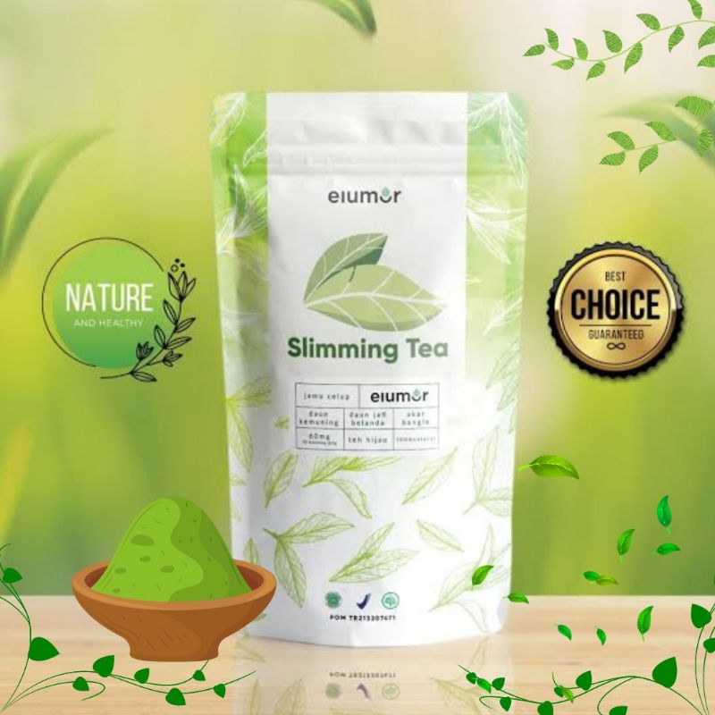 

ELUMOR Slimming Tea, Teh Herbal Untuk Diet, Dapat Membersihkan Lemak