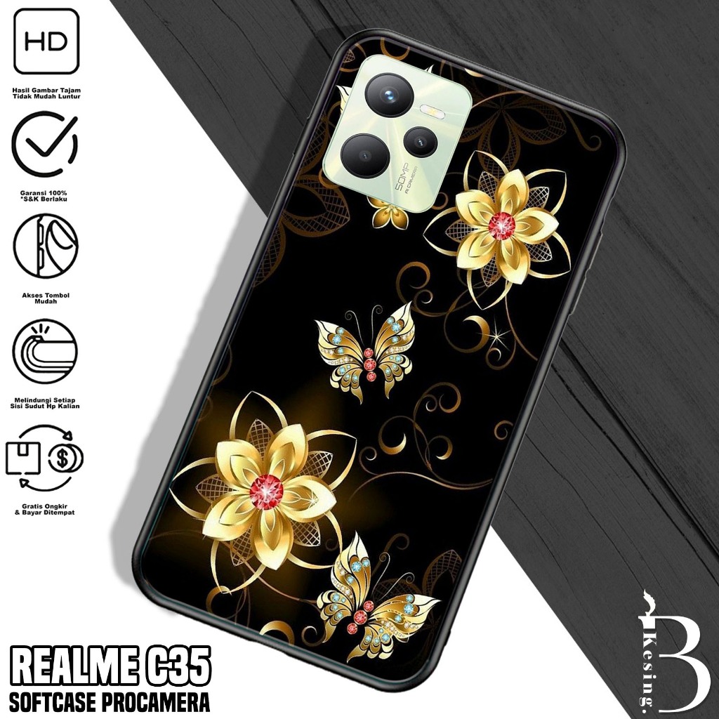 Case Realme C35 - Casing Realme C35 Motif KP - Silikon Hp Realme C35 - Kesing Hp Realme C35 - Softca