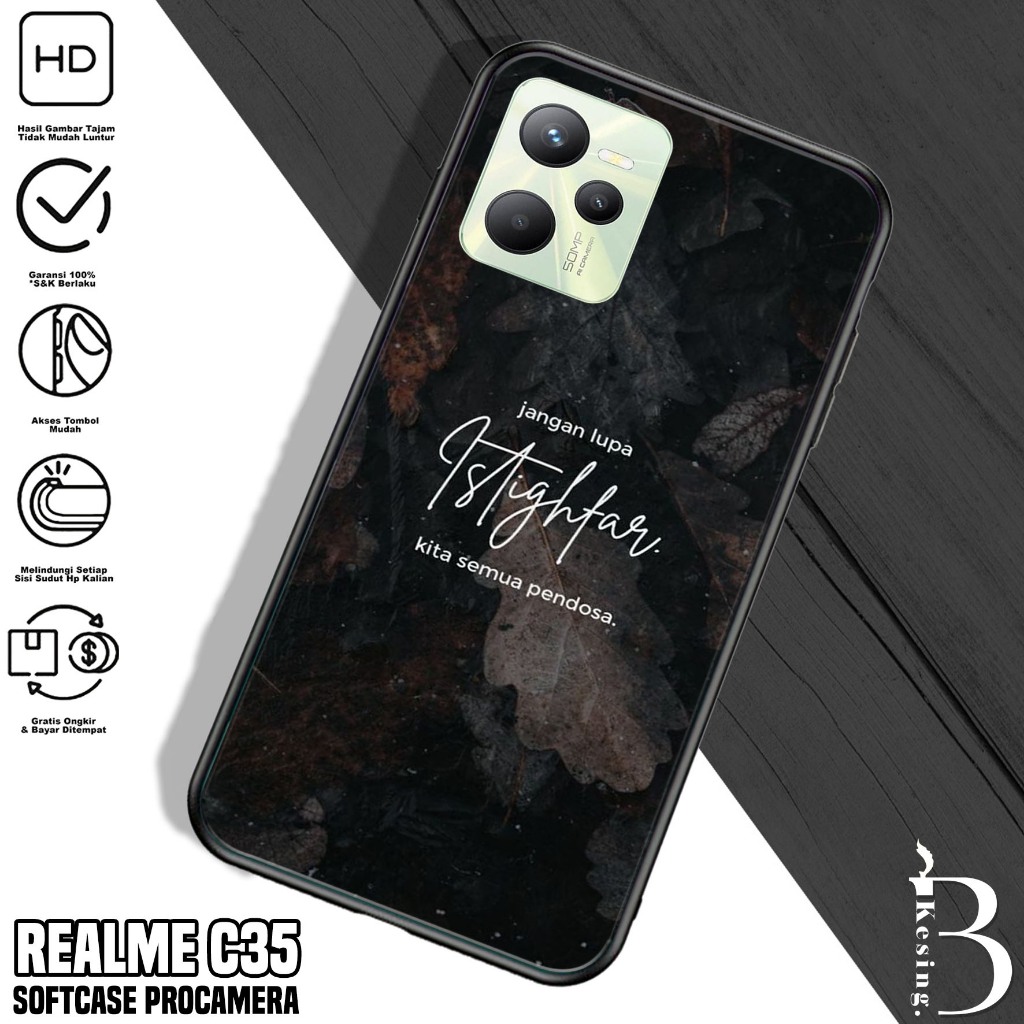 Case Realme C35 - Casing Realme C35 Motif QUOTES - Silikon Hp Realme C35 - Kesing Hp Realme C35 - So