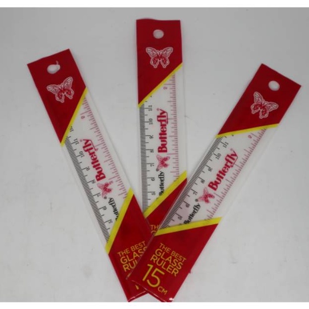 

Penggaris Butterfly 15 cm l O1B4