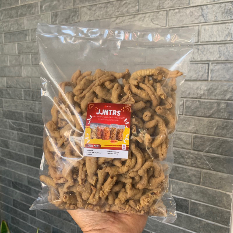 

KERIPIK USUS AYAM CRISPY ISI 500 GRAM ORIGINAL PEDAS DAUN JERUK | KERIPIK USUS AYAM VIRAL TIKTOK