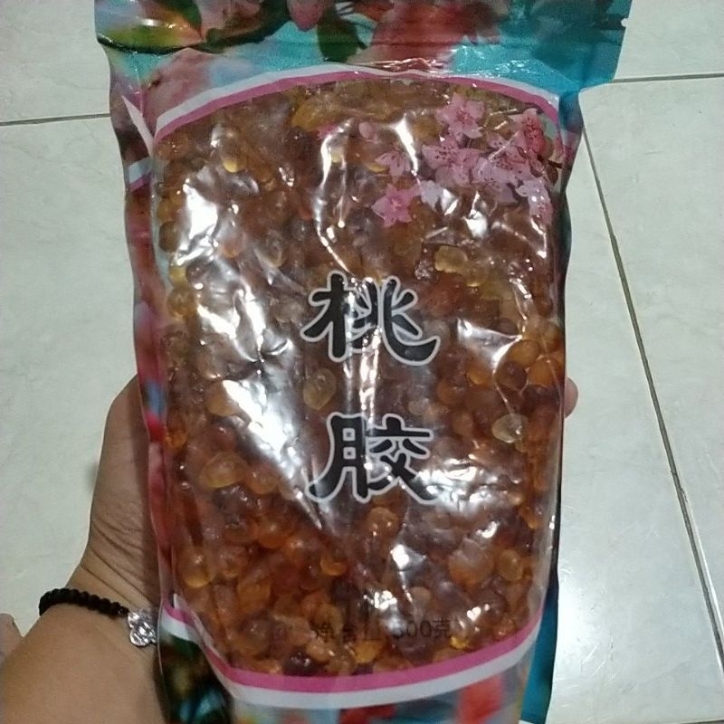 

peach Gum (Tao Jiao) Grade AA kebersihan 97 %, biji kecil