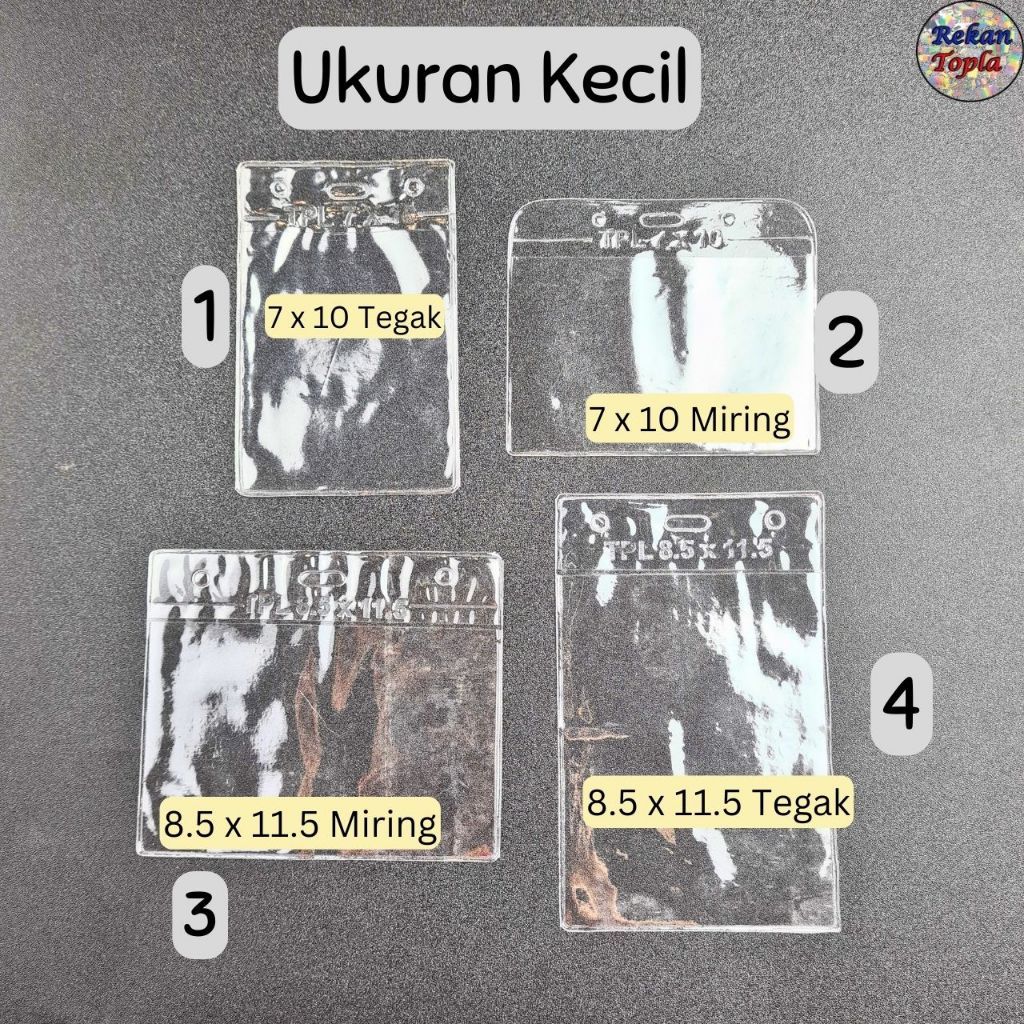 

ID Mika Plastik / ID card Mika / Name Tag Plastik / Topla / 0.010 Mcr