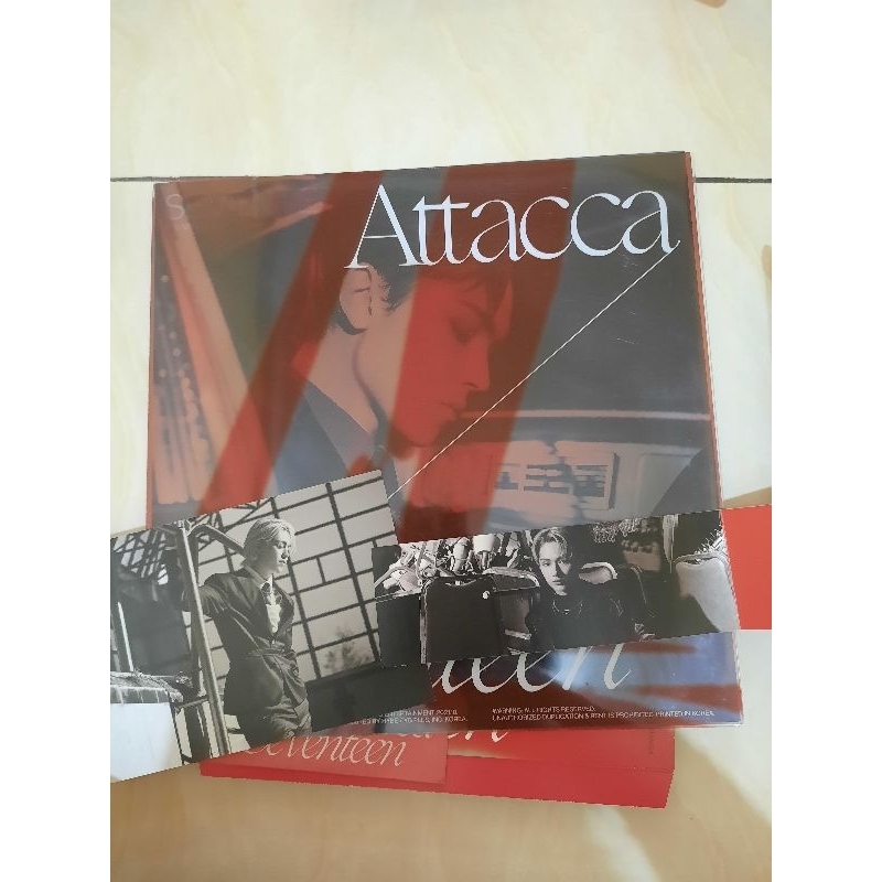 ALBUM ONLY ATTACA SEVENTEEN OT13 VERSION. POSTCARD VERNON SCOUPS JUN