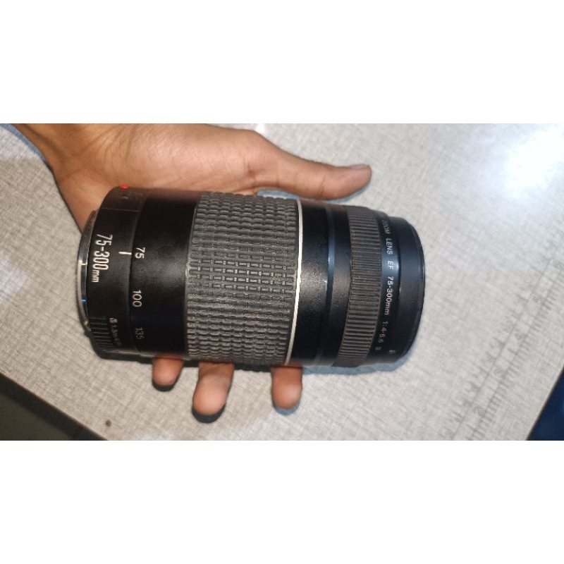 Lensa Tele EF 75-300mm III For Canon DSLR