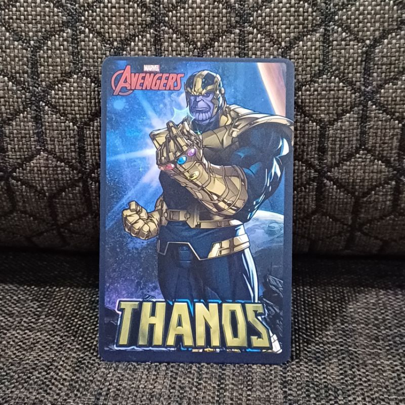 Kartu Thanos Card Marvel Avengers Original Timezone