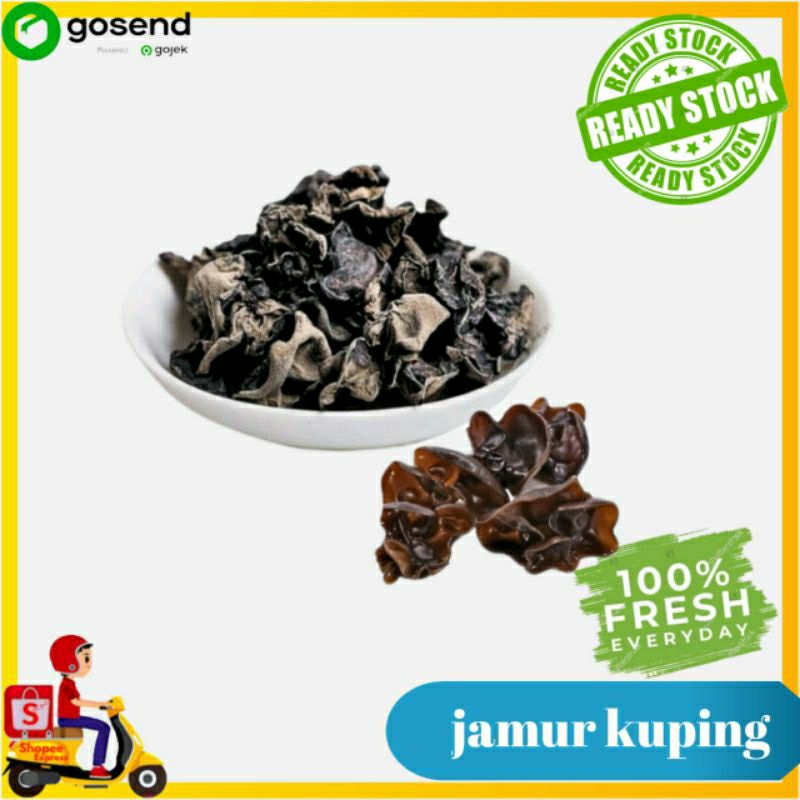 

Jamur kuping kering - Sayur Segar -Tukang Sayur Palembang