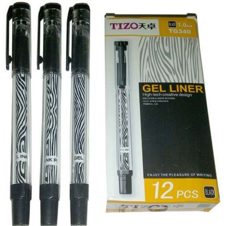 

Pen Gel Tizo 34 Hitam Isi 12 Pcs o U7D9
