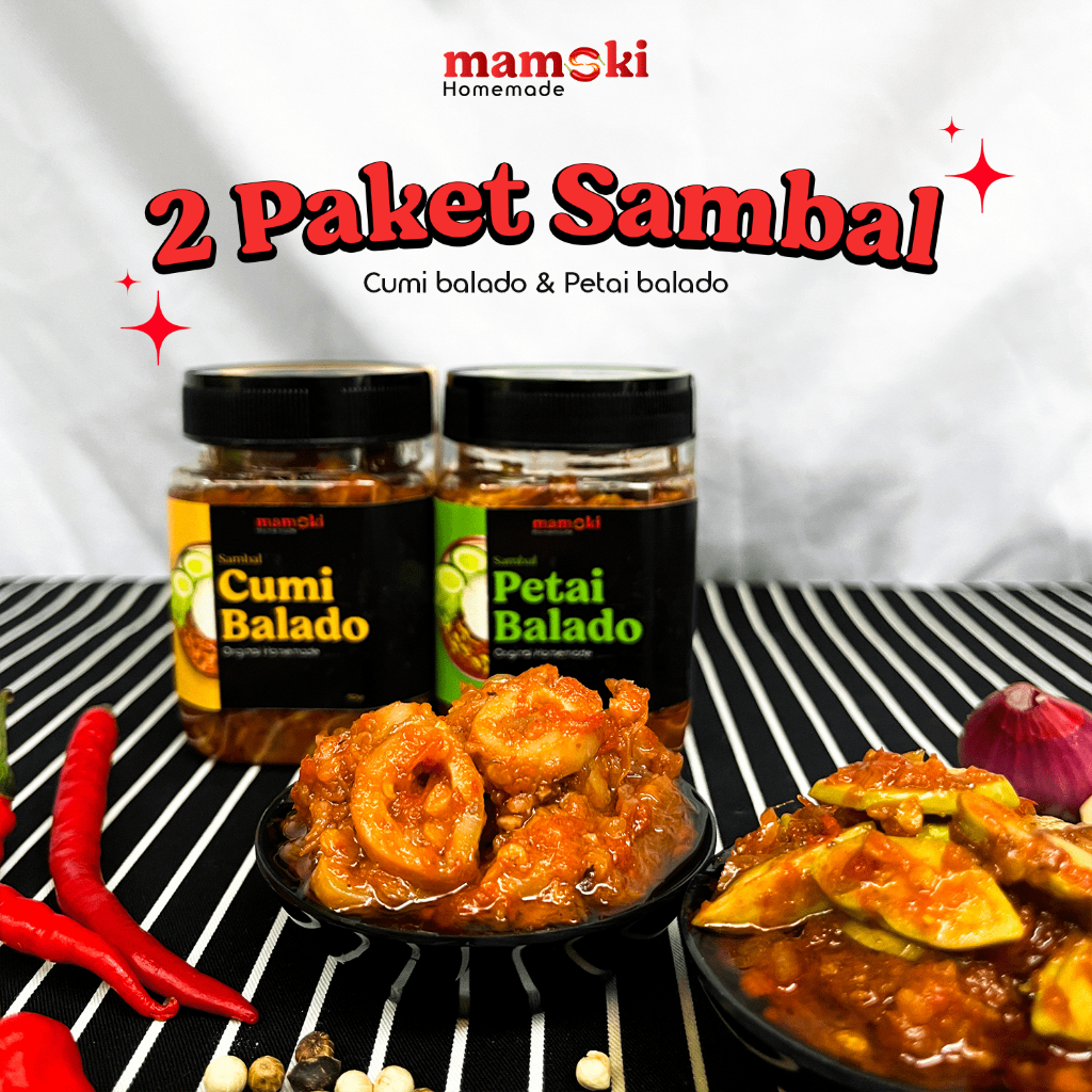 

Paket Sambel 2 Varian Cumi Balado & Petai Balado - Mamski Sambel