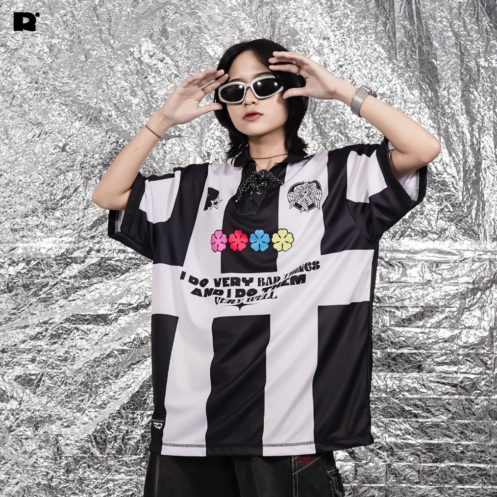 RZQ  Verywell  Streetwear  Jersey  Oversize  Boxy Fit  Retro  Vintage  Music  Musik  Rugby  NFL  Ban