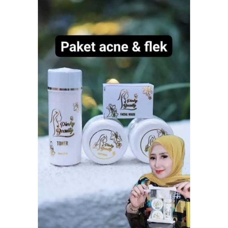 CREAM ACNE PINKY BEAUTY BY HJA IMELDA YUNUS TERBARU