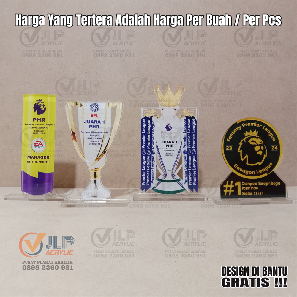 Piala FPL, Tropi FPL, Tropy FPL, Trophy FPL, Plakat FPL, Vandel FPL, Penghargaan FPL, Pialatropi FPL