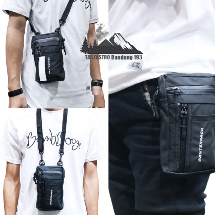 KODE O38L VIRAL Tas Slempang HP Waterproof Anti Air  Tas Slempang HP 7 inch  Tas Wallet  Dompet Hp  