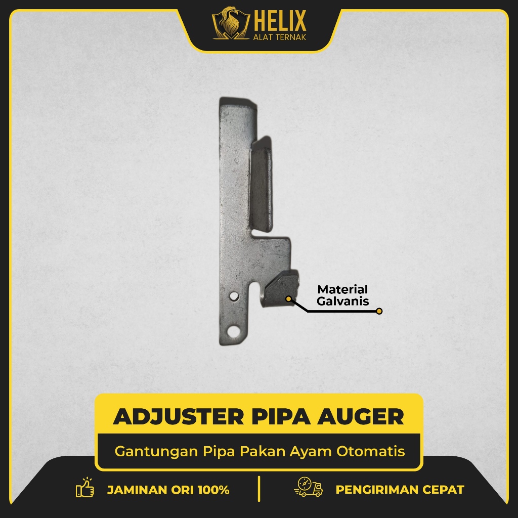 Adjuster Besi Pipa Auger Clip Gantungan Tempat Pakan Makan Ayam Otomatis Broiler Feeder Feeding