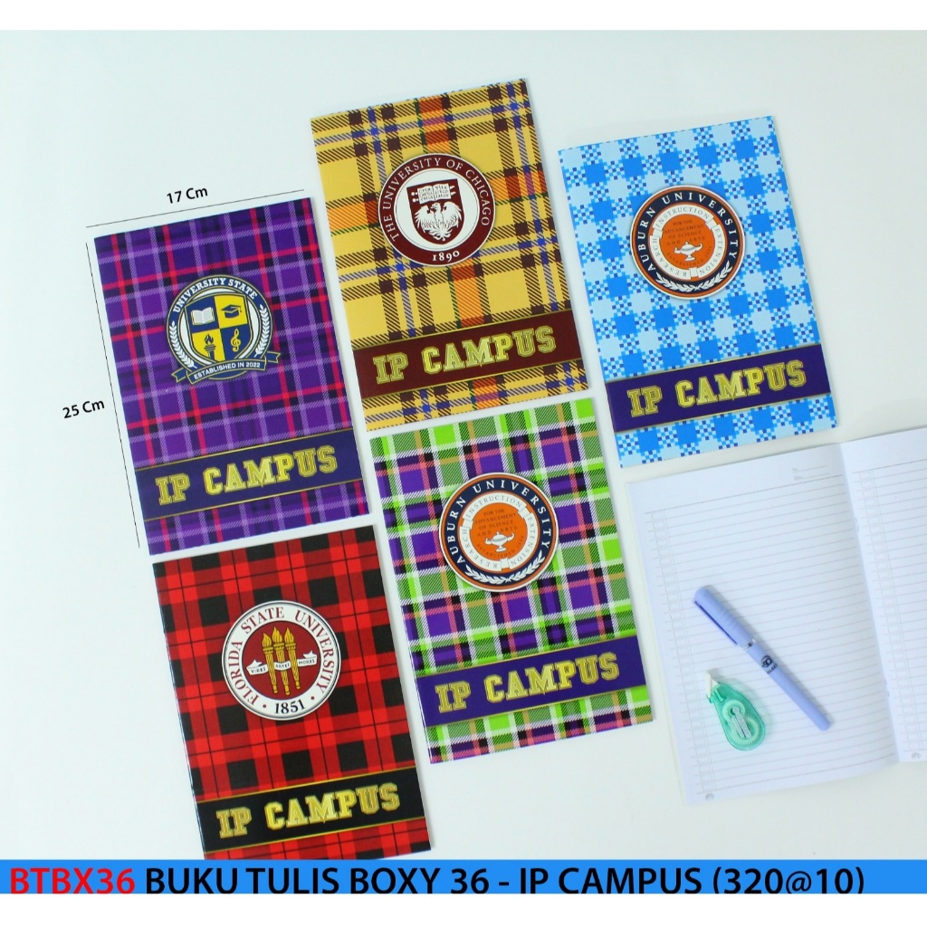 

Buku Tulis Big Boss Campus 36 Lembar isi 10 Buku BBO-EB-36-CAM