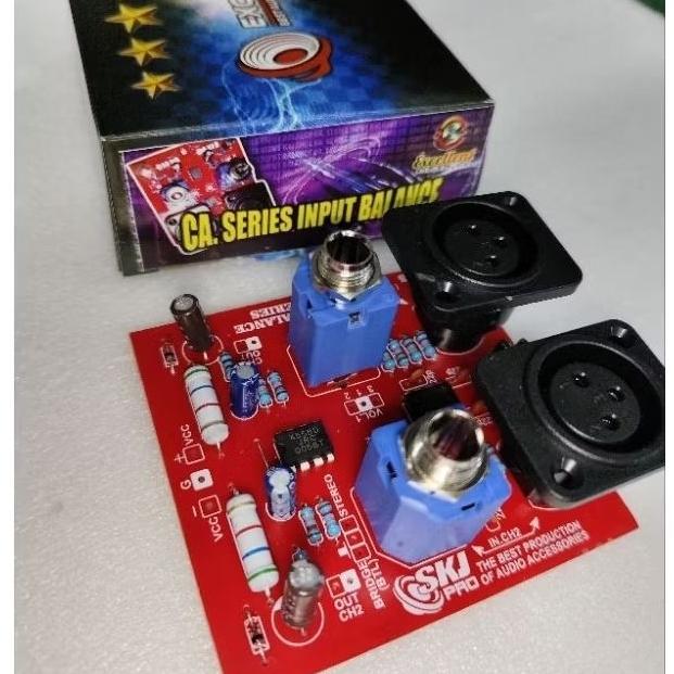 Kit Ca Series input Balance Panel Ca belakang Stereo