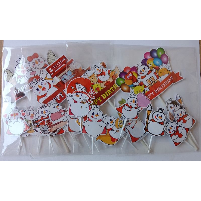 Topper Kue Ultah Mixue