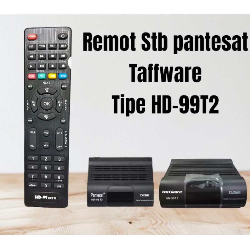 Remote stb pantesat/Remote stb Taffware Hd-99T2