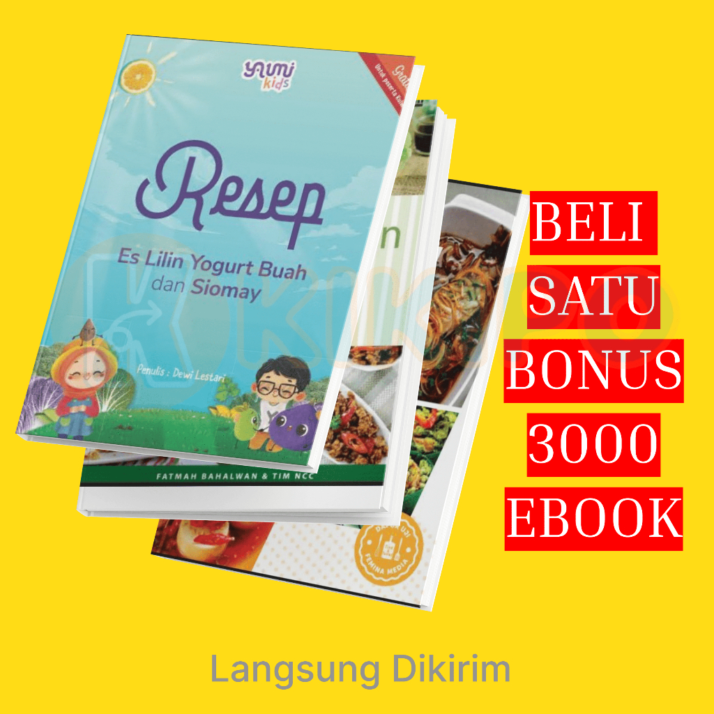 RESEP ES LILIN YOGURT BUAH ENAK BERGIZI BUKU BACAAN TERMURAH